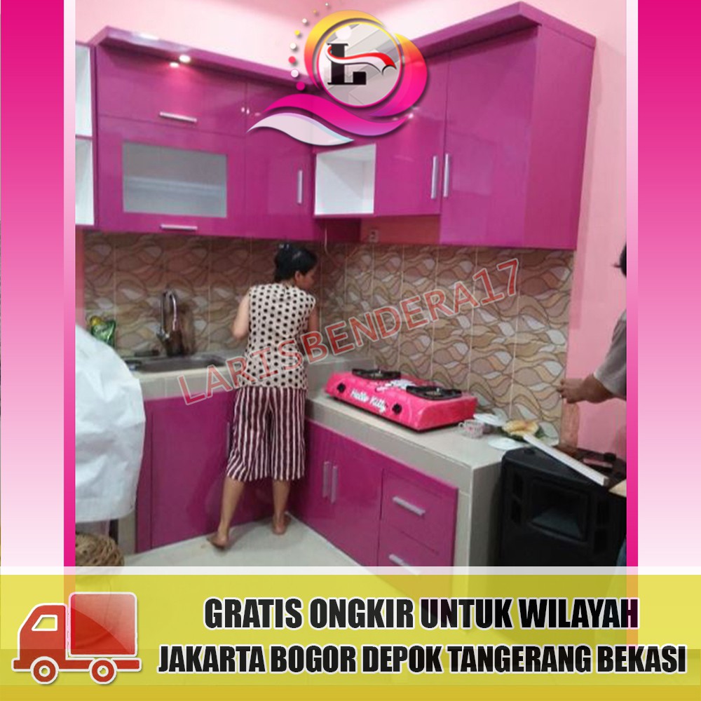 Kitchen Set SAKURA Minimalis  Modern Lengkapi Ruang 