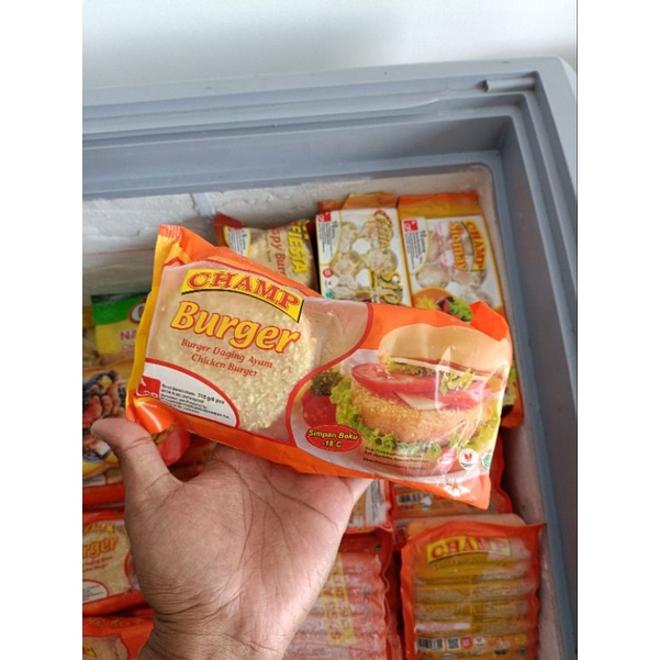 

Champ Burger Ayam crispy