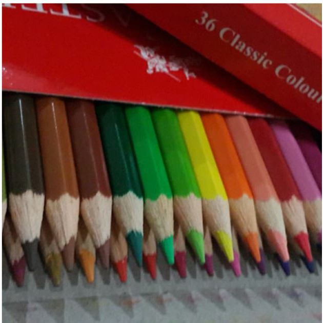 

Pensil Warna merk Faber Castell 36 Warna Panjang