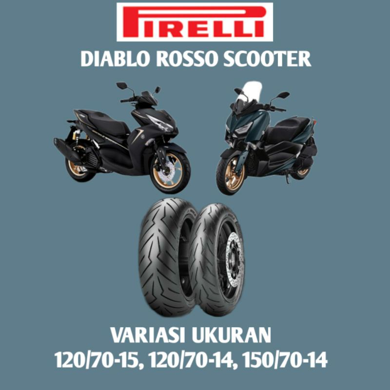 pirelli diablo rosso scooter ban aerox dan xmax