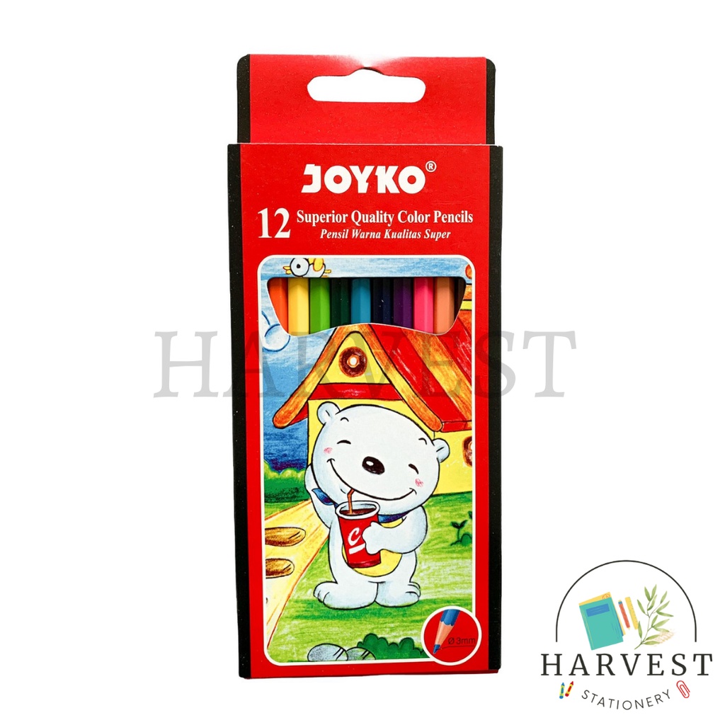 

Pensil Warna 12 Panjang Color Pencil Joyko / Pensil Warna Joyko 12