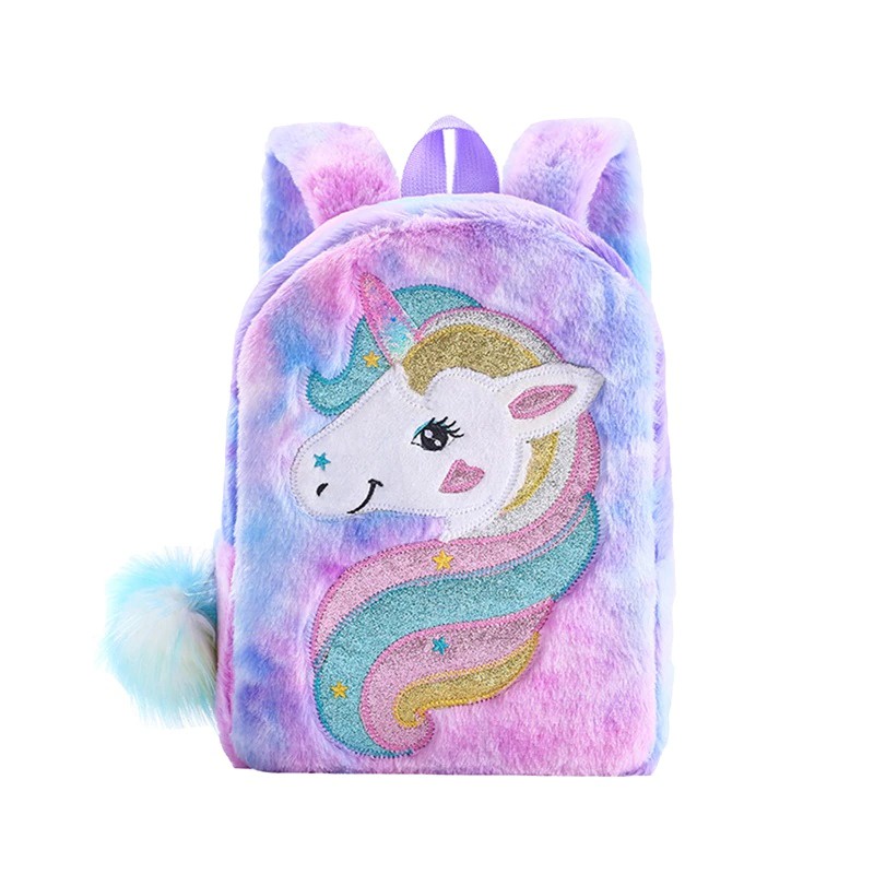 Tas Ransel Sekolah Anak Paud Tk Unicorn Bulu Pom Pom Tas Jalan Jalan Anak SD Tas Unicorn Bulu Kado Ultah Anak Perempuan Kado Ultah Unicorn Tas Blingberry import tas blingberry grosir