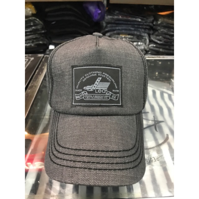 RESTOK TOPI LEA JEANS DARK GREY ORIGINAL