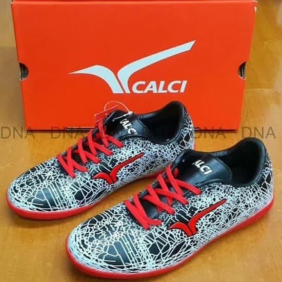 OBRAL Sepatu futsal Calci Grunge Original Calci futsal original murah - Putih