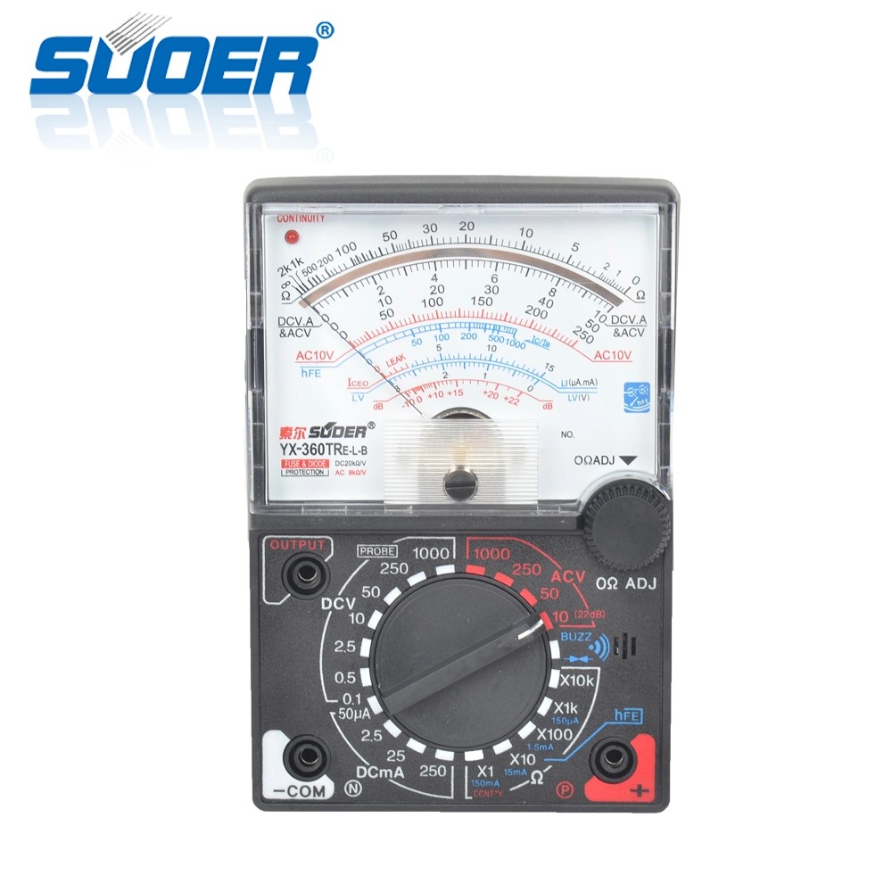 Multitester KUALITAS BAGUS MULTI AVO Meter Tester Teknisi Multimeter SOUER 360TRn ADA LED DAN BUZZER