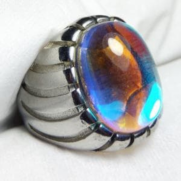 CINCIN BATU AKIK KALIMAYA PELANGI HQ