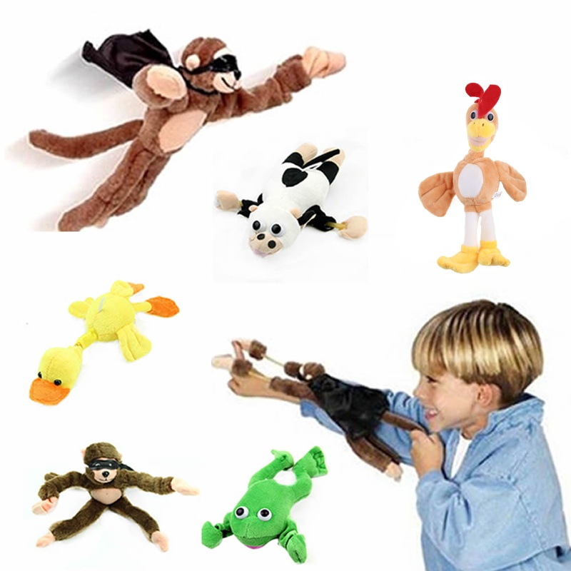 Mary Flying Monkey Ayam Bebek Untuk Kodok Sapi Screaming Flying Fun Plush Toy