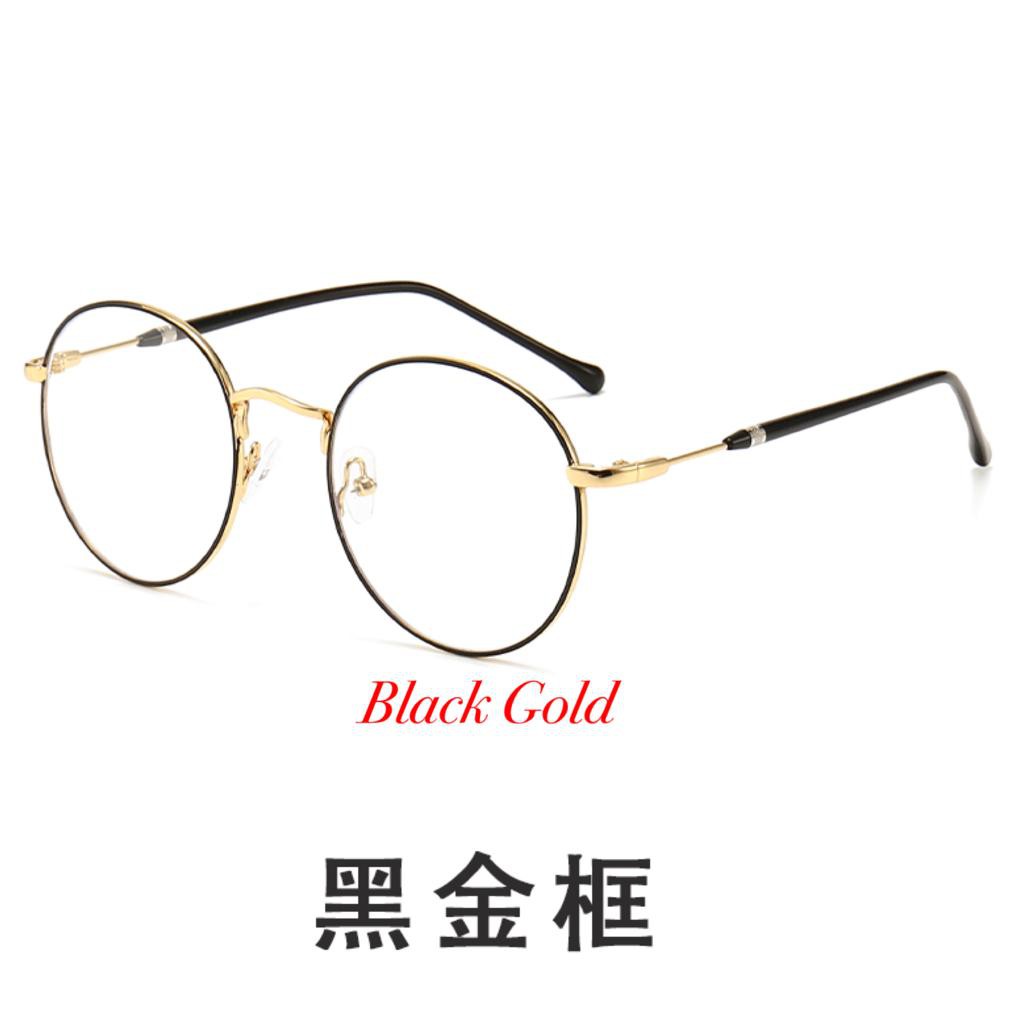 NEW Kacamata Photocromic Retro Frame Optik Wanita Pria Minus Fashion Style Vintage 9001-3