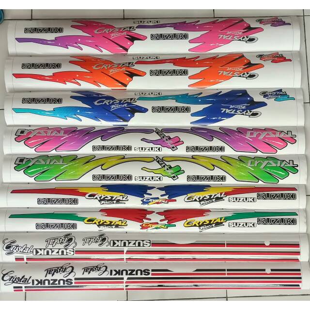 Striping suzuki crystal printing berkualitas