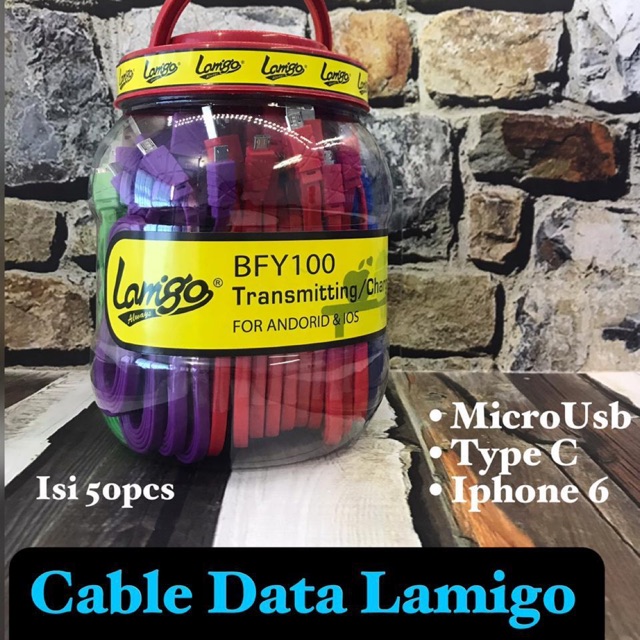 Kabel Data Lamigo BYF100 300 310 2A Micro V8