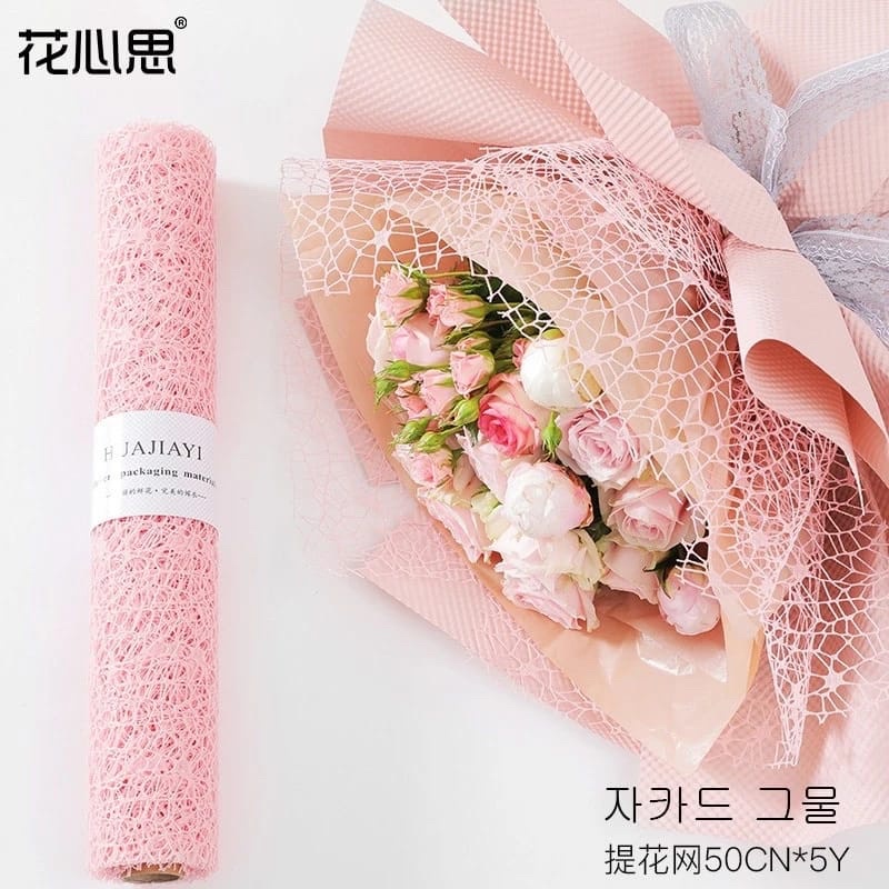 [1 Roll] Flower wrapping paper spider mashjaringkoreaimportchina
