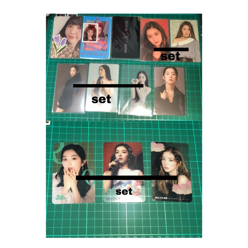 Red Velvet Irene Photocard Pc SG21 SG18 Guarantee Card Monster Polaroid Dum Dumb Pola Wendy Gucci Qu