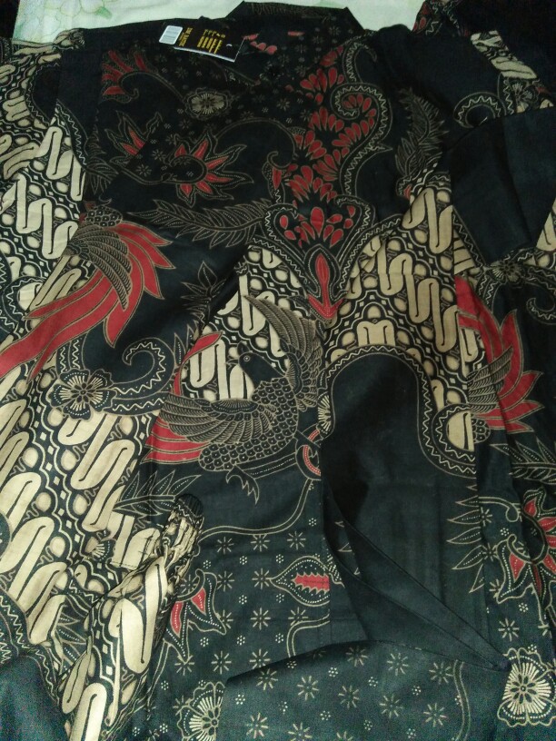 Set Couple Tunik Batik Black Damis