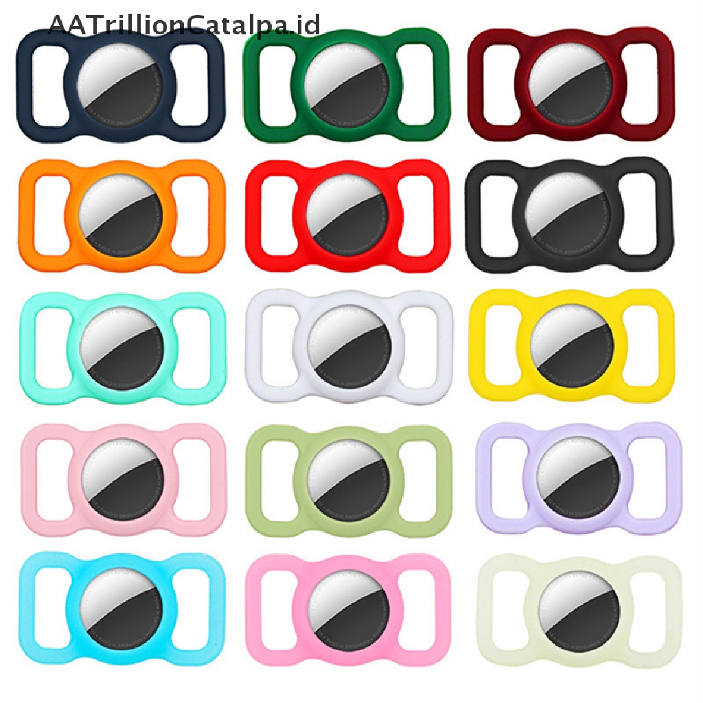 Aatrillioncatalpa Casing Pelindung Bahan Silikon Luminous Untuk Apple Airtag