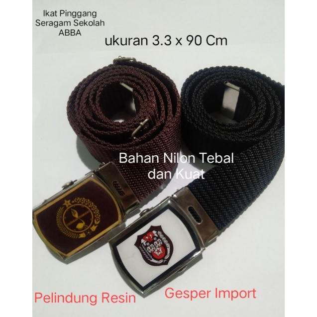 Celana Panjang Pinggang Karet SD Merah, Putih, Cokelat, Hitam, Hijau Merk ABBA