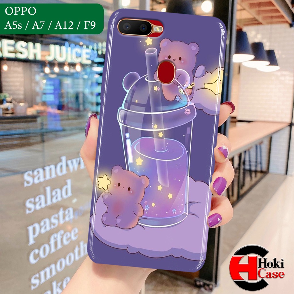 Case Oppo A3s - Fashion Case Boba - 3 - 3d - Case Hp Oppo - Casing Viral - Kesing Hp Couple - Case L
