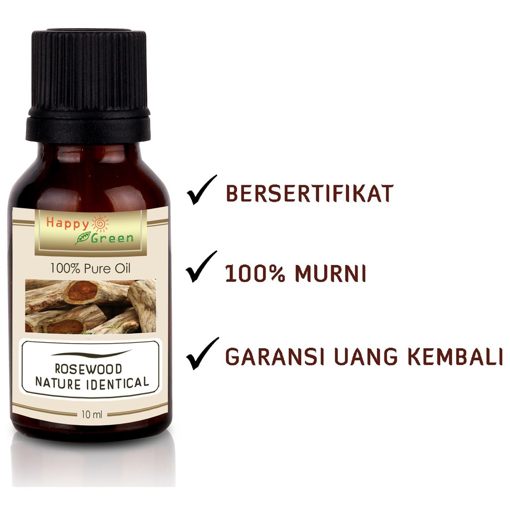 Happy Green Rosewood Natural Blend Oil -Minyak Sonokeling Blend Alami