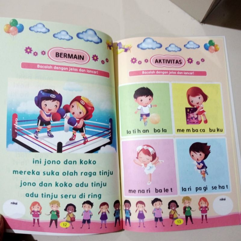 buku aku bisa lancar membaca chyntia monica 32 halaman (15×24cm)