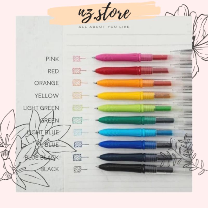 

[naza.id]Kokoro Gel Ink Pen/Pulpen Gel Kokoro