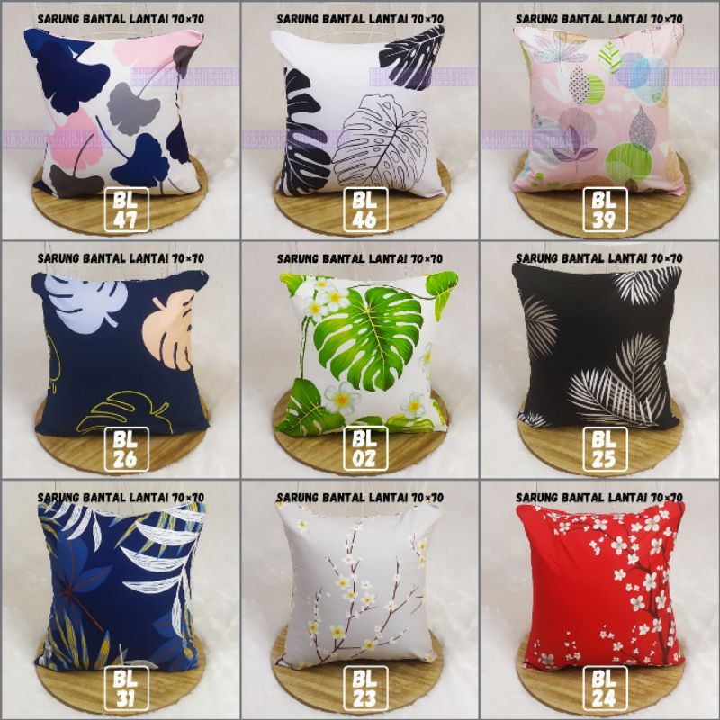 Sarung Bantal Lantai 70×70 - Sarung Bantal Sofa 70×70