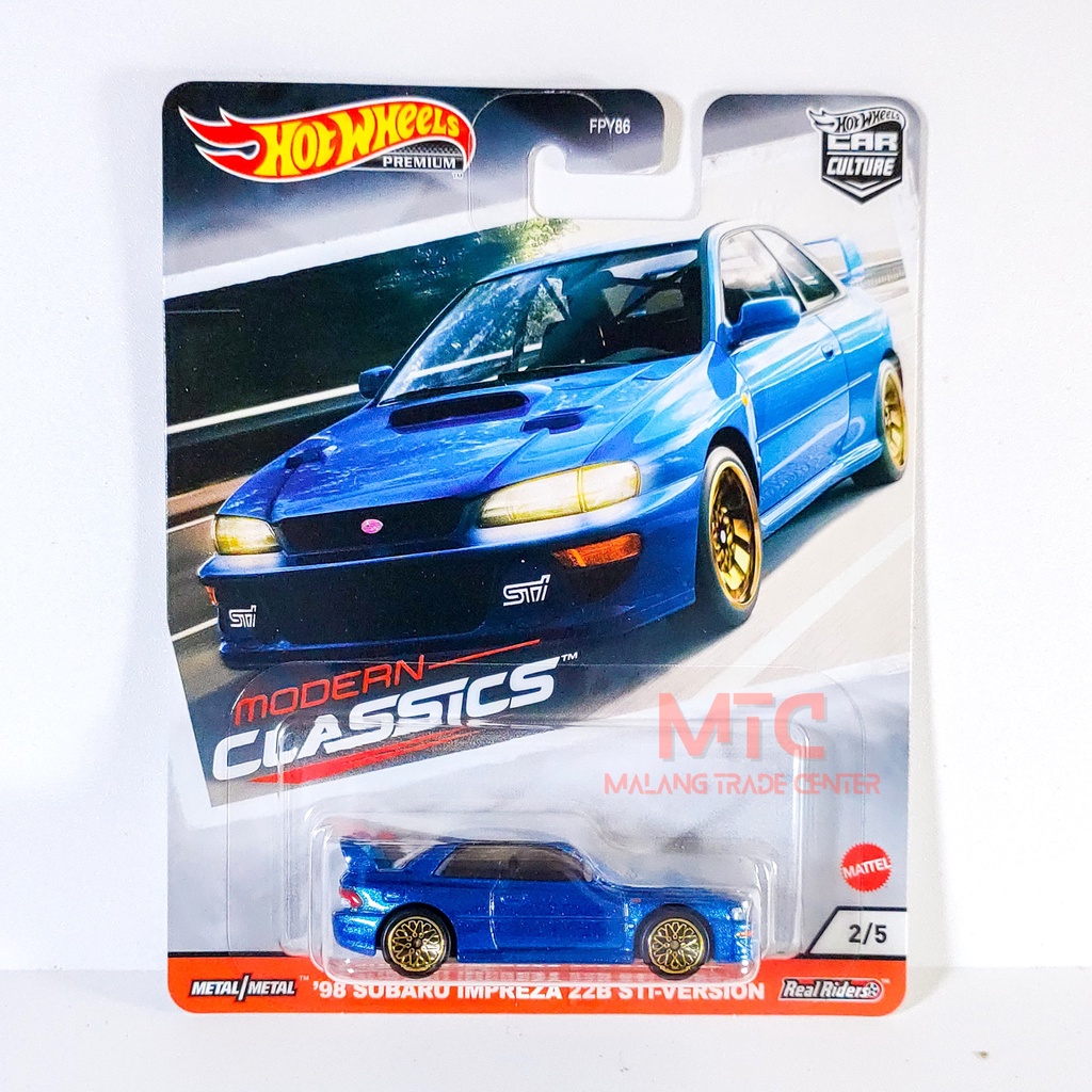 Hot Wheels 98 Subaru Impreza 22B Sti-Version Modern Classic 2807