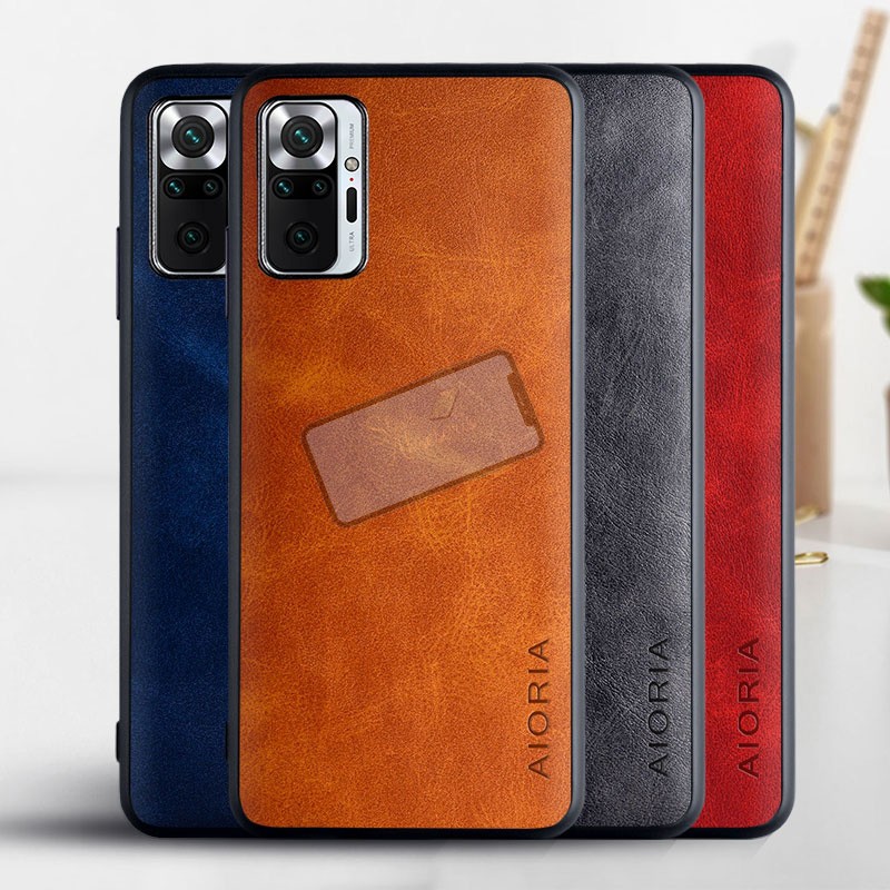 Case Xiaomi Redmi Note 10 Pro Case Aioria Leather Vintage Original Redmi Note 10 Pro Case