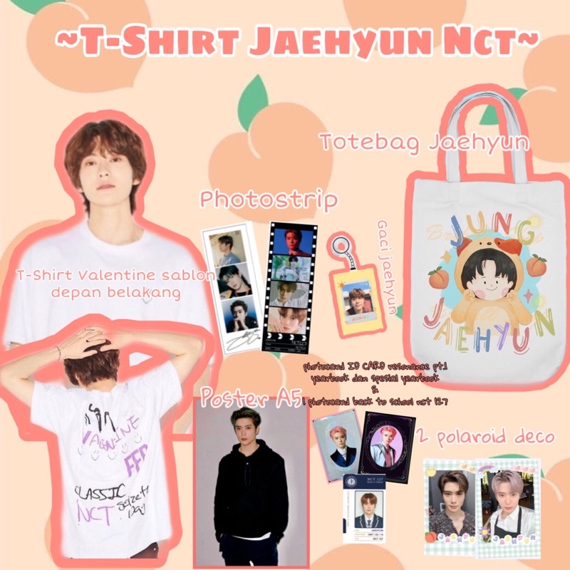 [COD][PO] T-Shirt Jaehyun Nct/Valentine/Kaos Nct/Freebis/Fankit/Kpopday