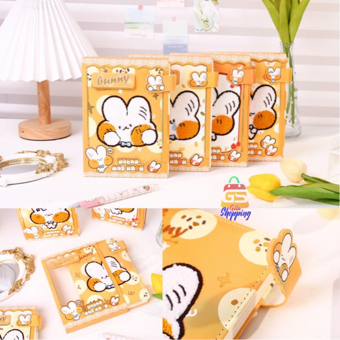 

Magnetic Notebook Bread Bunny / Diary Jurnal agenda Buku tulis - 6959