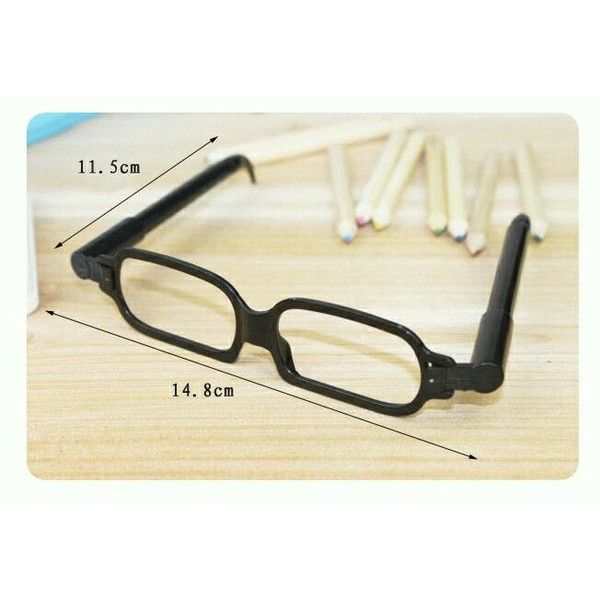 

(2 Pcs) Bolpoin/Pulpen Bentuk Kacamata