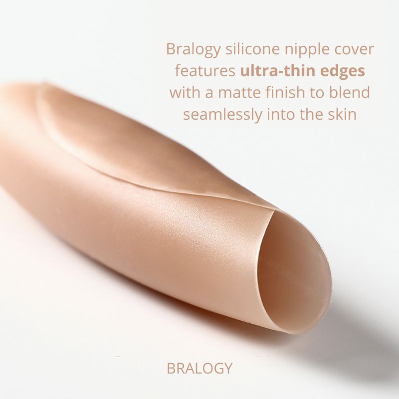 Bralogy - Silicon Nipple Cover /Nipple Pad Pelindung Puting