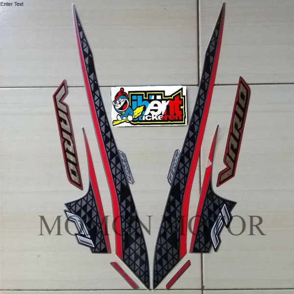 Striping Honda VARIO FI 110 GREY ABU ABU DOFF MATTE  2016