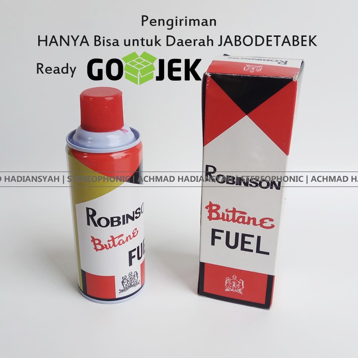 Robinson 220gr 120gr 32gr Gas Refill Butane | refill Korek Gas original kemasan segel higienis.