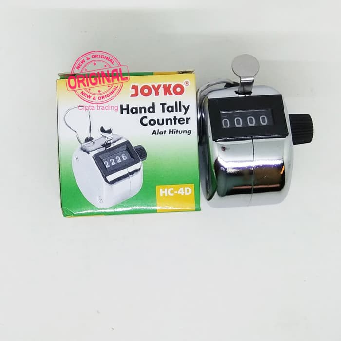 

Baterai Alkaline - Tinta Stempel - Plastik Wraping Hand Counter - Joyko - Hc-4D Produk Terbaik