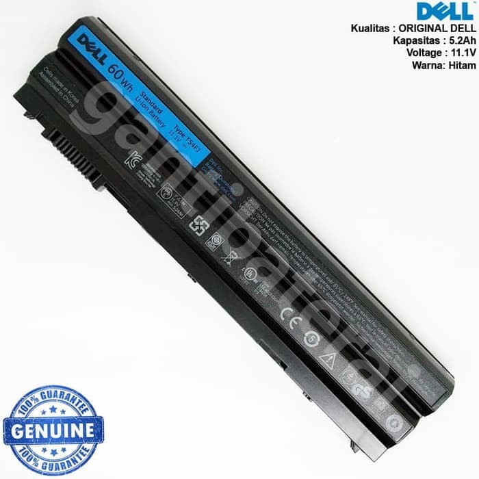 Baterai Dell Latitude E5420 E5430 E5520 E6420 E6440 E6520 T54FJ ORI