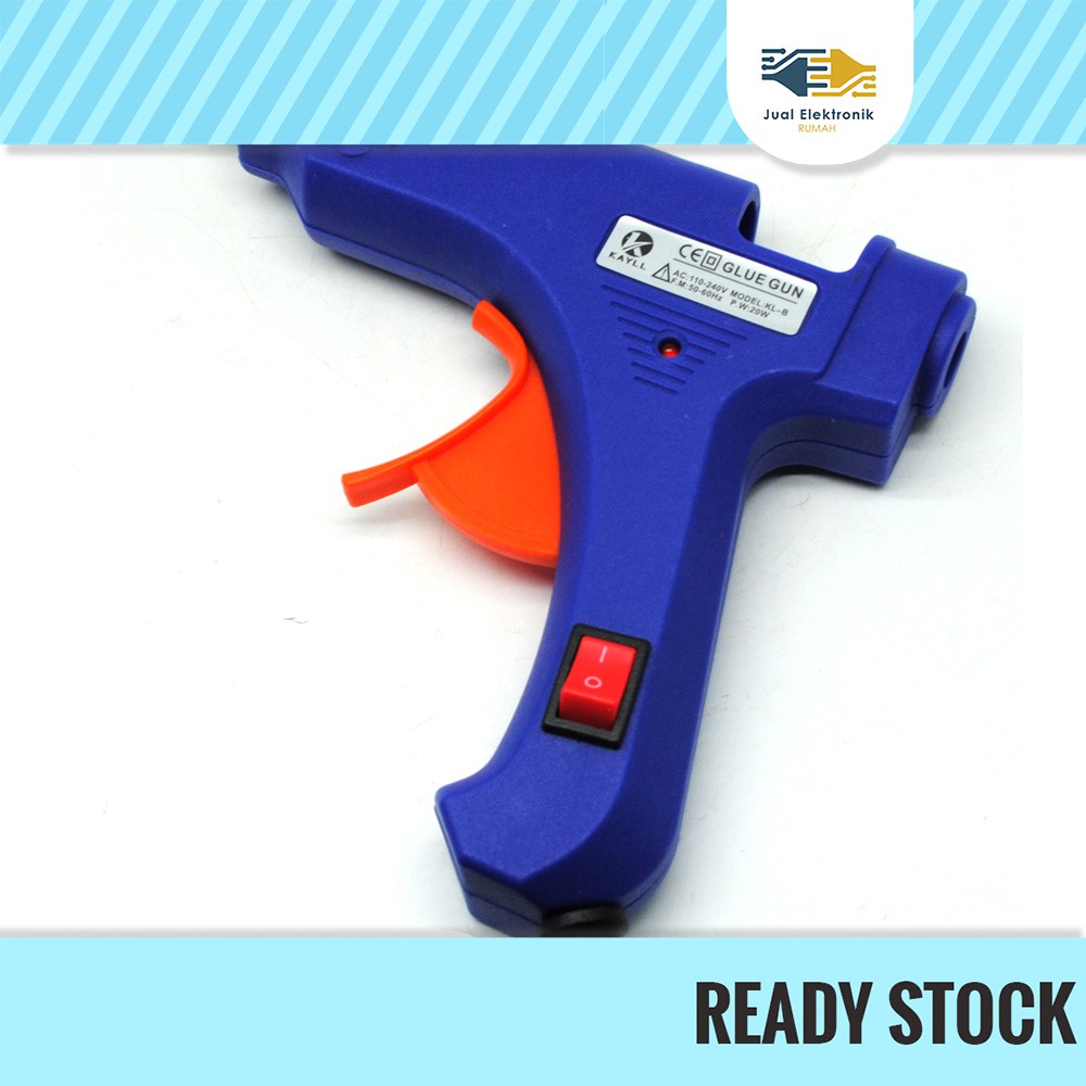 PISTOL LEM TEMBAK Glue Gun Pistol Lem Tembak 20 Watt / Alat Lem Tembak 20Watt