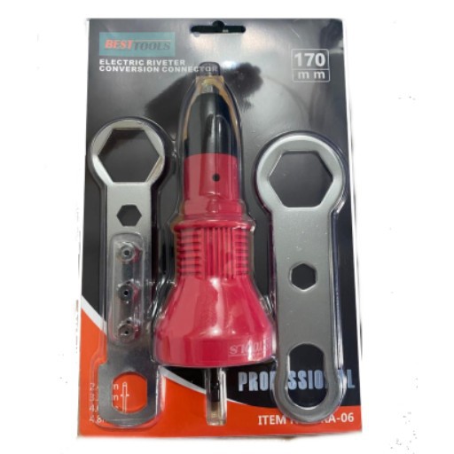 Adaptor Tang Rivet Tang Ripet Adapter Bor Menjadi Alat Rivet Serbaguna Perkakas Pertukangan