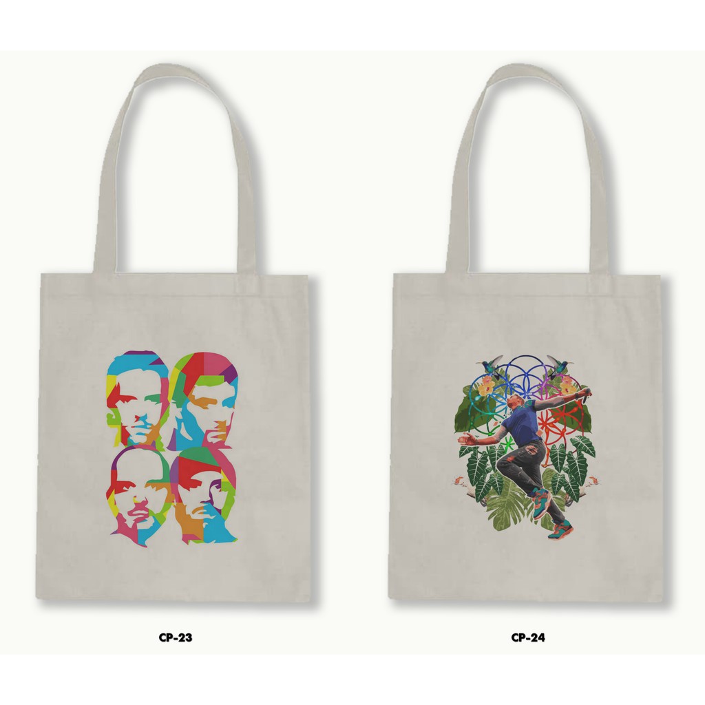 TOTE BAG BLACU - COLDPLAY .02