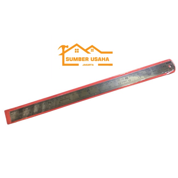 

Stainless Steel Ruler Penggaris Besi Pengukur 40cm 16" Inch 40 cm SUJ