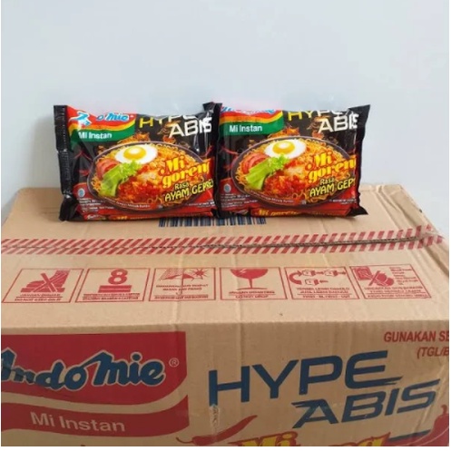 

Indomie Goreng rasa ayam geprek 1 dus isi 40 bungkus harga grosir