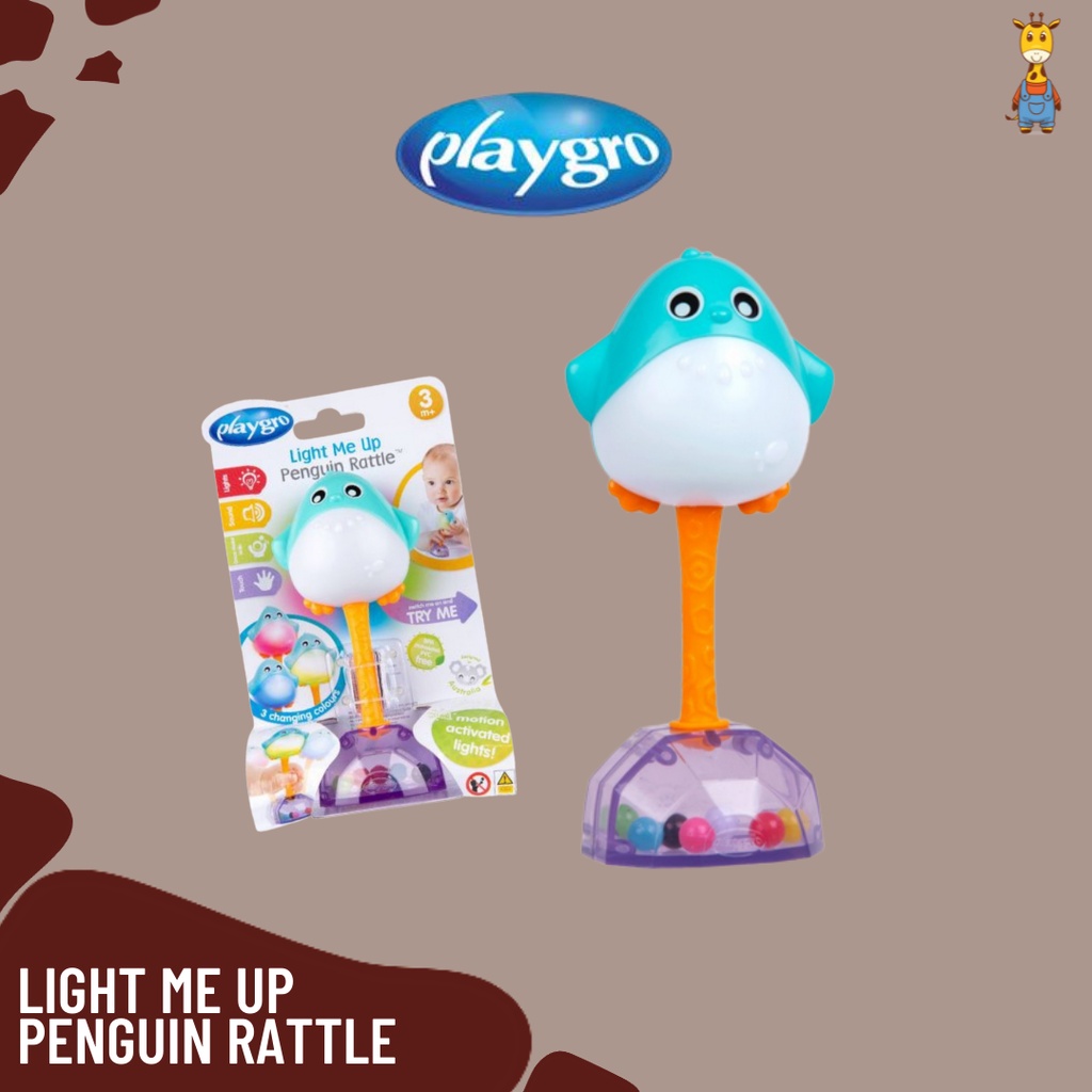 Playgro Light Me Up Penguin Rattle​