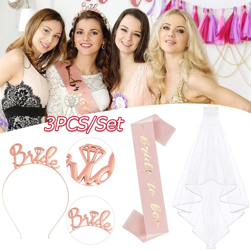 Set Bridal Shower Bride to Be Accesories | Aksesoris Pesta Bridal Calon Pengantin | Koleksi Aksesori untuk Mempersiapkan Hari Bahagia Calon Pengantin