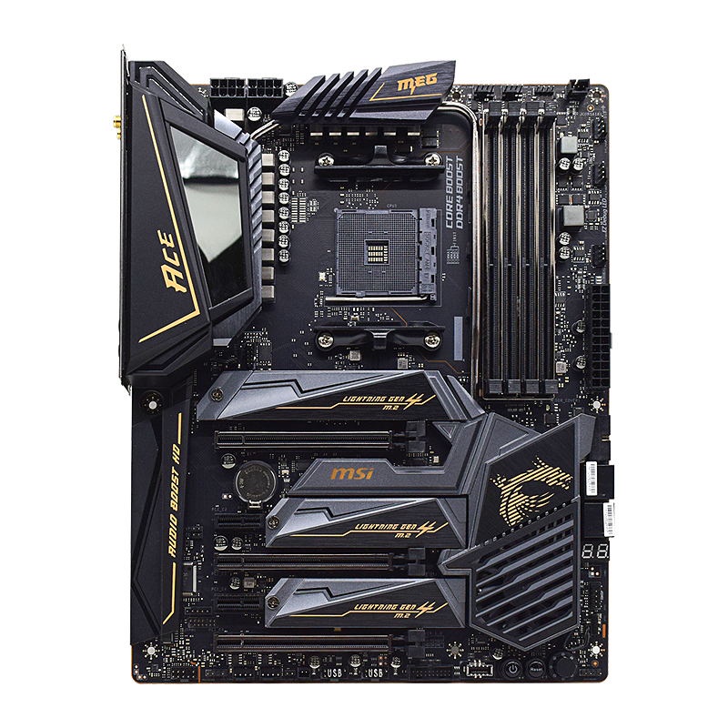 PREORDER MSI MEG X570 ACE Mining Motherboard AM4 Motherboard Support AMD Ryzen 5 5600G 5600X Cpus DD