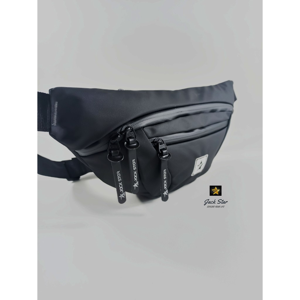 Waist Bag Anti Air Jack Star 66 / Waistbag  Pria Wanita Tas Slempang Distro Tas Selempang Terlaris