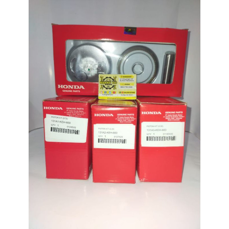piston kit Honda Mega pro/ Gl pro neotech std-100 asli keh