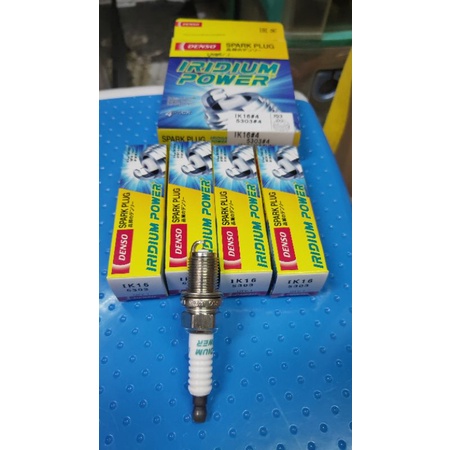 busi set iredium power asli denso toyota yaris & vios gen 1 & 2