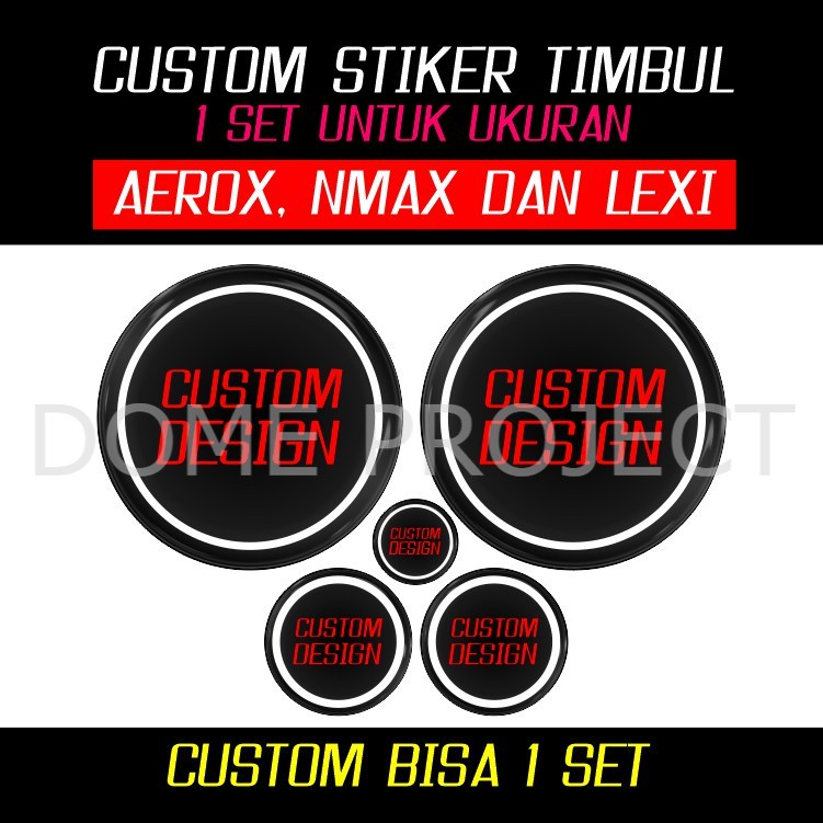 STIKER NMAX STIKER MOTOR STIKER AEROX STIKER TIMBUL AEROX LEXI NMAX CUSTOM SET OUTDOOR QUALITY