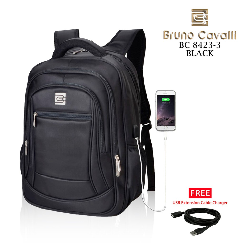 Ransel BRUNO CAVALLI BC8423-3 ransel laptop ransel pakaian ransel sekolah ransel dokumen new bag