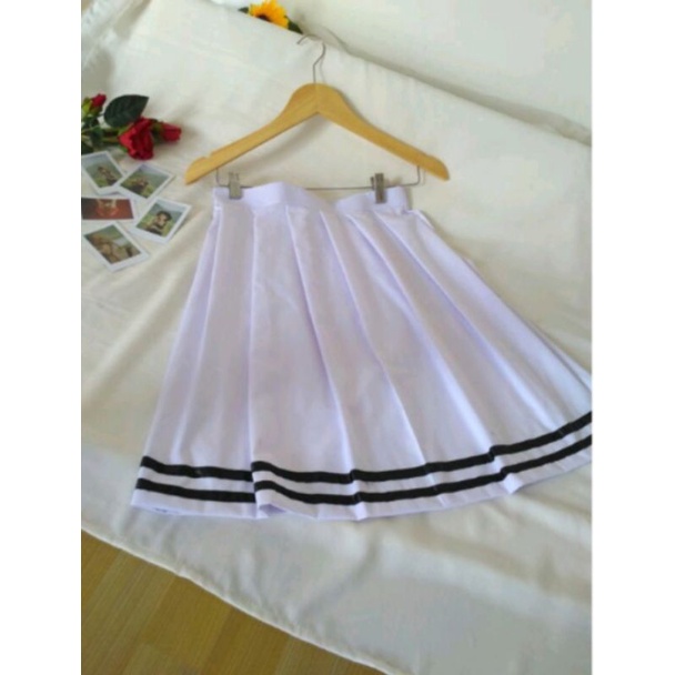 Daraline midi tennis/ rok wanita kekinian