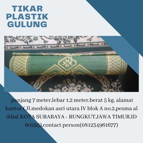 Tikar plastik gulung