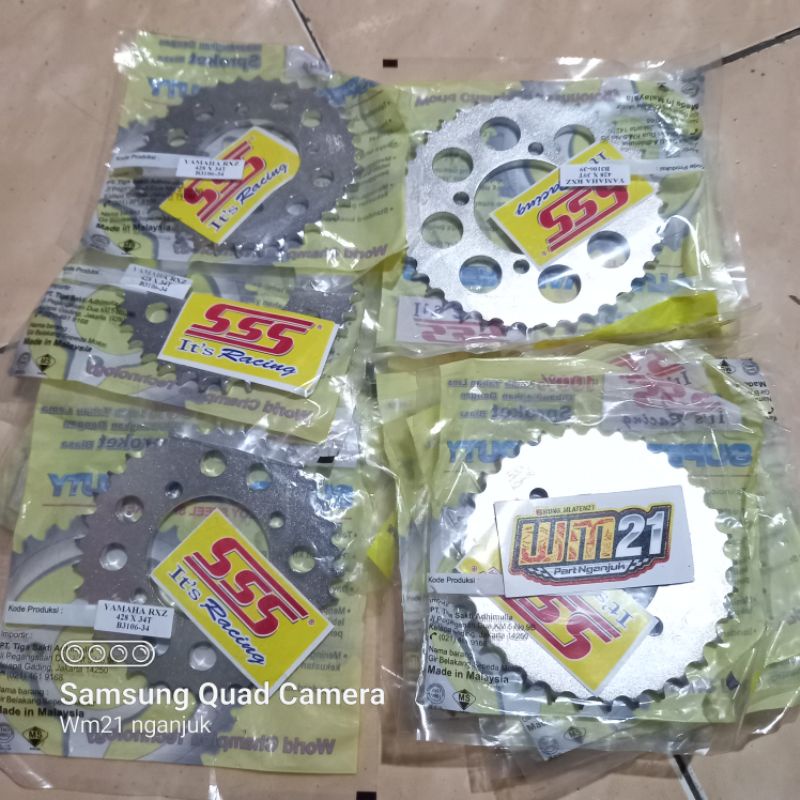 gir belakang sss yamaha 415 428 uk 33 34 35 36 37 38 39 gear rxz rxking rx king jupiter megapro